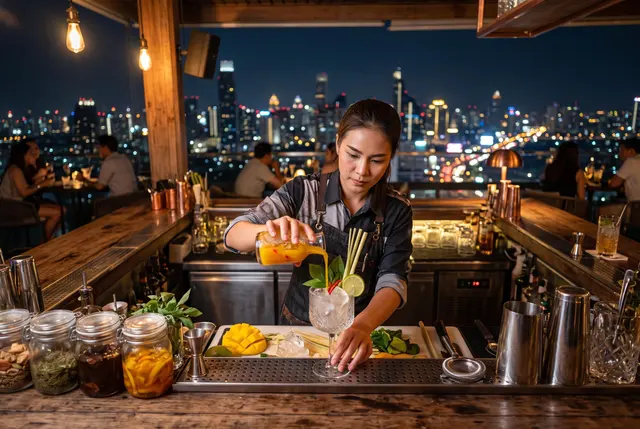 Bangkok’s cocktail revolution: inventive drink scenes redefine the city after dark