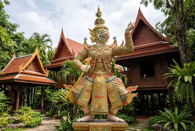 Giant Hanuman sculpture offers immersive cultural experience near Bangkok