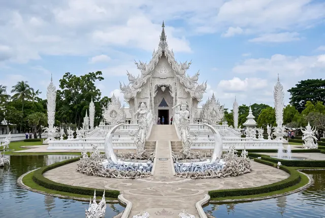 White Temple’s striking modern symbolism draws record visitors to Chiang Rai