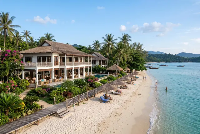 Tembo Beach Club on Koh Samui offers a relaxed alternative to the island’s busy nightlife