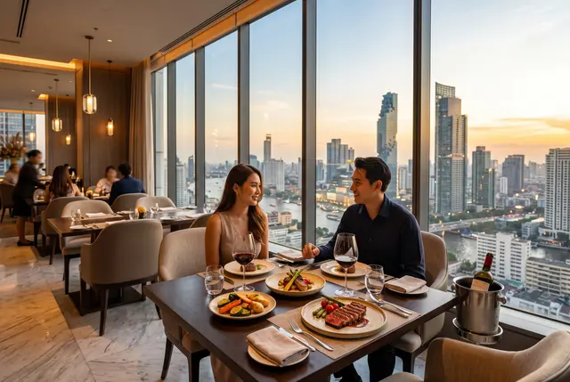 Akira Back Bangkok showcases premium Australian wagyu with panoramic city views this season