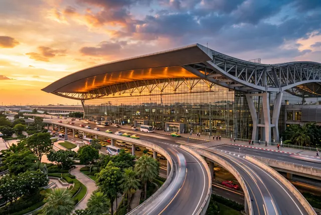 Bangkok’s Suvarnabhumi Airport advises extra time due to ongoing road repairs