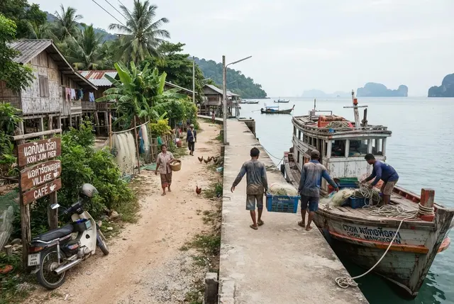 Koh Jum’s relaxed transport options enhance its slow-paced charm