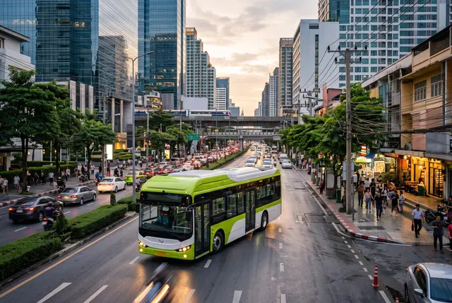 Bangkok's bus system prepares for major eco-friendly upgrade with 1,520 electric buses by 2027