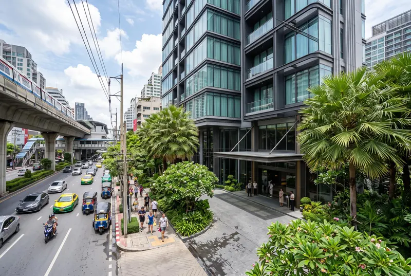 Staying near Asoke offers a game-changing convenience for Bangkok travellers
